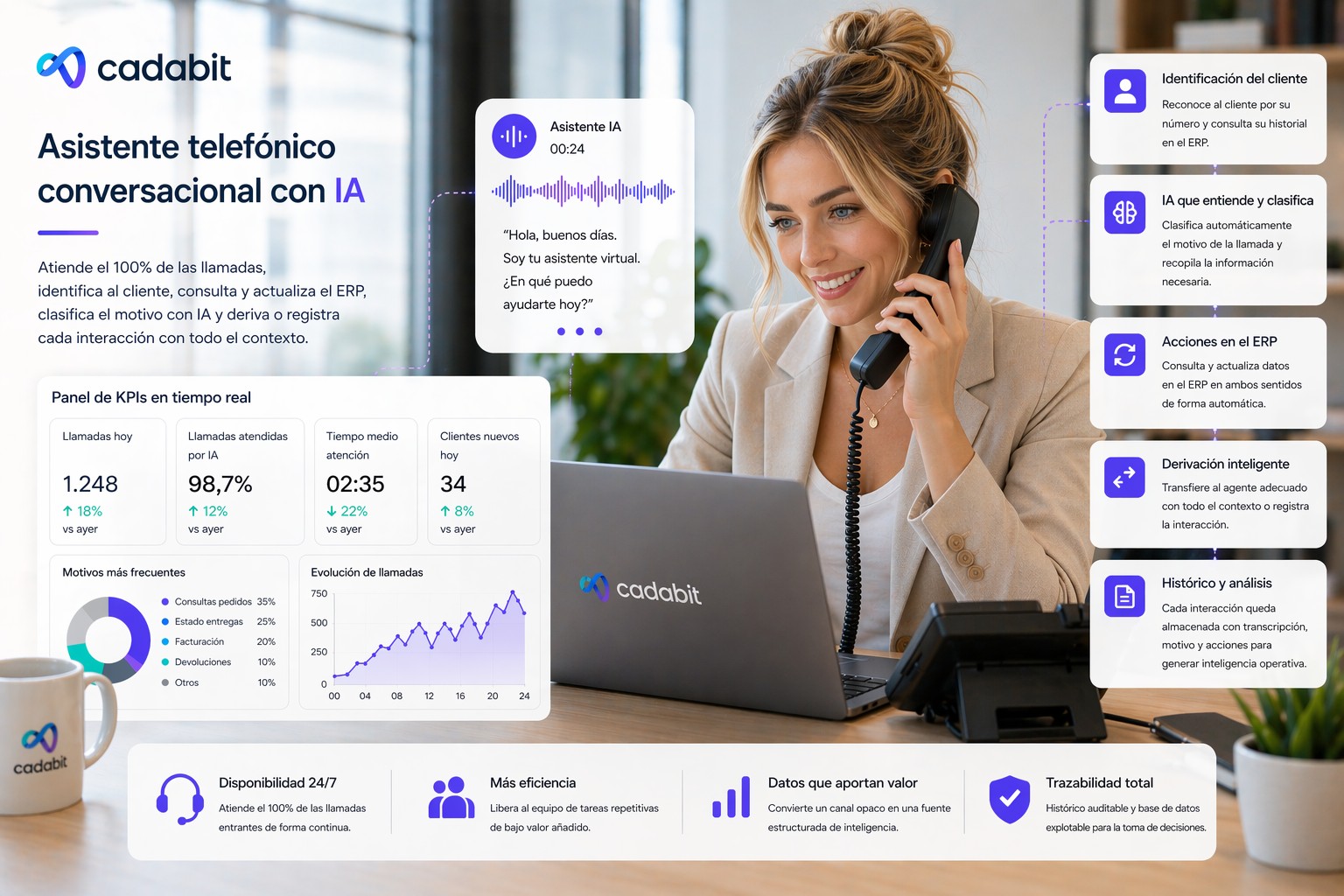 Asistente de Inteligencia Artificial para Atención Telefónica Automatizada